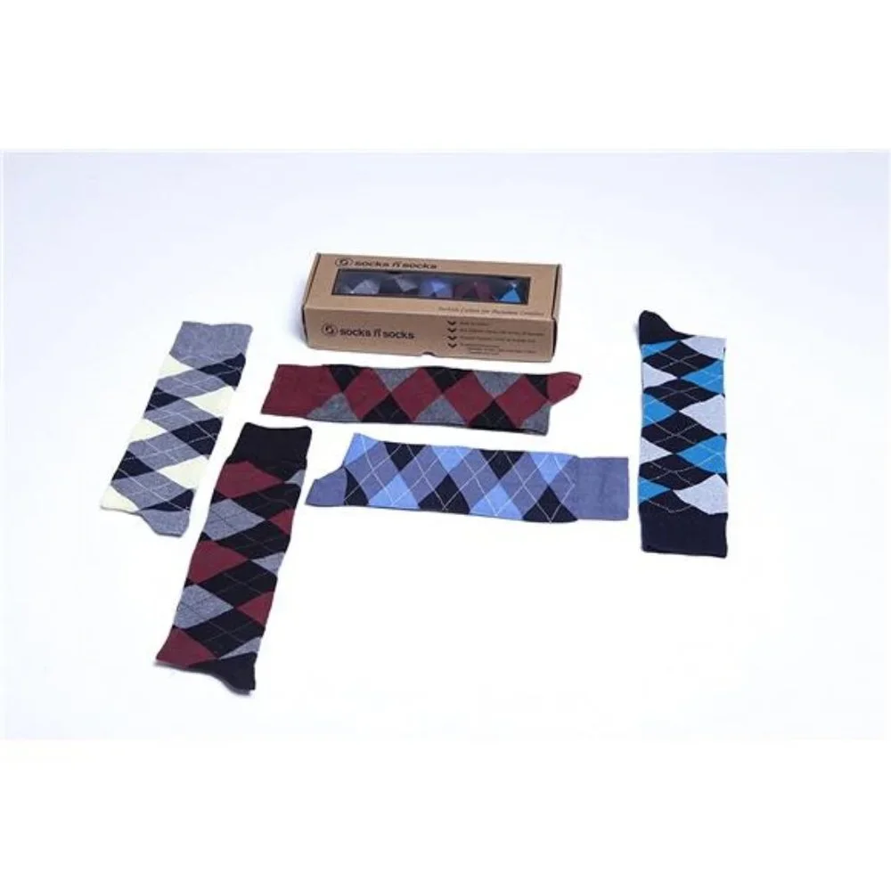 Women 5-Pairs Luxury Cotton Colorful Cool Fun Knee high Socks